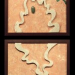 Reflections I Diptych - 2 pieces 13" x 13" (total 13" x 26"), 2005 - SOLD
