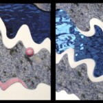Reflections II Diptych - 2 pieces 13" x 13" (total 13" x 26"), 2007 - $1,100