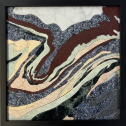 A picture of the bottom part of a painting.