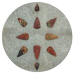 Stone Shield III: Mythic Cave of the Buffalo - 15" x 15", 2005 - SOLD