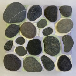 A group of rocks that are arranged in squares.